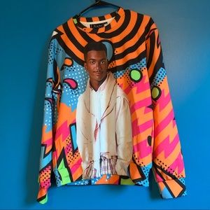 Carlton Fresh Prince print shirt